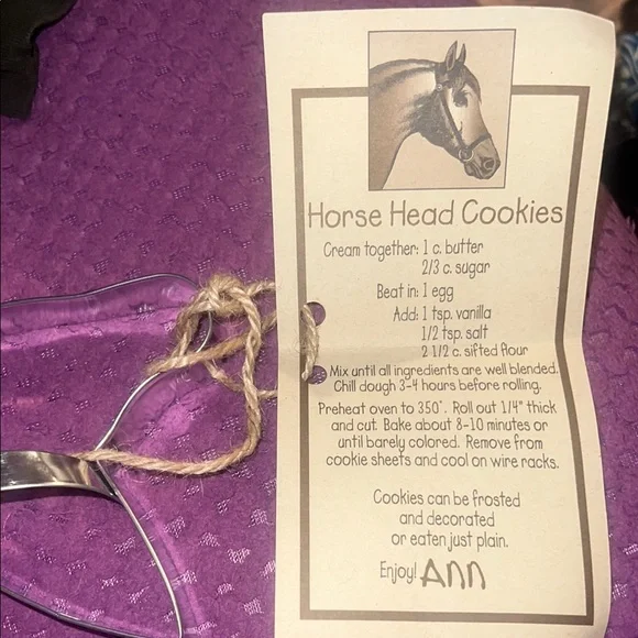 Horse Head Cookie Cutter New - Picture 3 of 5